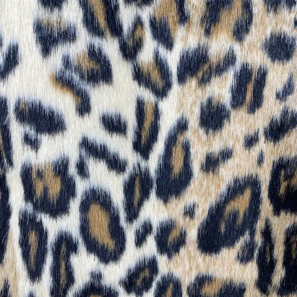 Alice + Olivia Animal Print Leopard Faux Fur Longline vest Womens Size XS/S - Picture 6 of 15